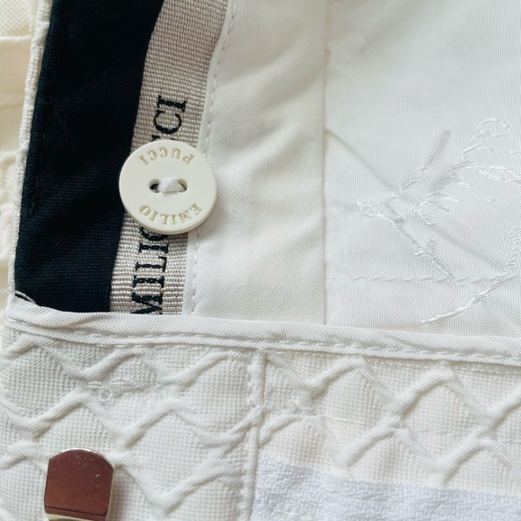 Emilio PUCCI White Textured Shorts - Picture 8 of 9